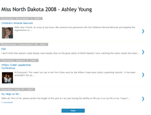 Tablet Screenshot of missnorthdakota.blogspot.com