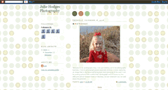 Desktop Screenshot of juliehodgesphotography.blogspot.com