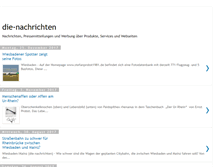Tablet Screenshot of die-nachrichten.blogspot.com