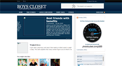Desktop Screenshot of boyscloset.blogspot.com