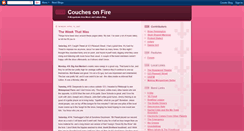 Desktop Screenshot of couchesonfire.blogspot.com