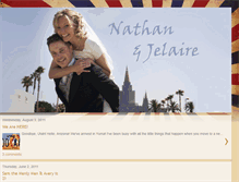 Tablet Screenshot of nathanandjelaire.blogspot.com