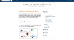 Desktop Screenshot of biznetworkingblog.blogspot.com