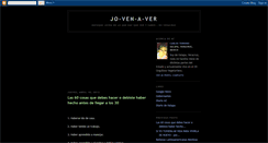 Desktop Screenshot of jovenaver.blogspot.com