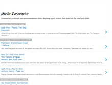 Tablet Screenshot of musiccasserole.blogspot.com