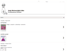 Tablet Screenshot of judywainwright.blogspot.com