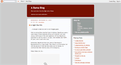 Desktop Screenshot of abamablog.blogspot.com