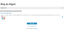 Tablet Screenshot of blogdo-miguel.blogspot.com
