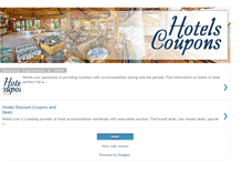 Tablet Screenshot of hotelscoupons.blogspot.com