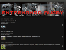 Tablet Screenshot of entrenandorugby.blogspot.com