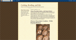 Desktop Screenshot of cookingreadinglife.blogspot.com