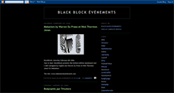 Desktop Screenshot of blackblockevenements.blogspot.com