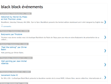 Tablet Screenshot of blackblockevenements.blogspot.com