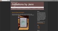 Desktop Screenshot of invitationsbyjenn.blogspot.com