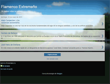 Tablet Screenshot of flamencoextremadura.blogspot.com