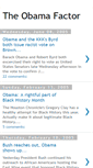 Mobile Screenshot of obamafactor.blogspot.com