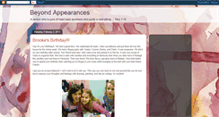 Desktop Screenshot of diana-beyondappearances.blogspot.com