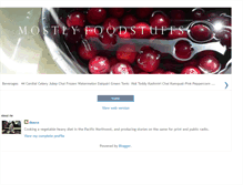 Tablet Screenshot of mostlyfoodstuffsrecipes.blogspot.com