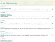 Tablet Screenshot of inthe21stcentury.blogspot.com