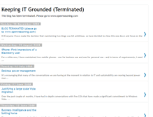 Tablet Screenshot of keepingitgrounded.blogspot.com