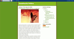 Desktop Screenshot of constitucion-politica-colombia.blogspot.com