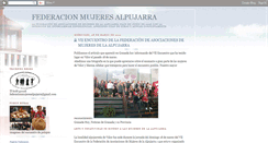 Desktop Screenshot of federacionmujeresalpujarra.blogspot.com