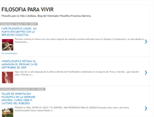 Tablet Screenshot of filosofiaparalavida.blogspot.com