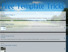 Tablet Screenshot of freetemplatetricks.blogspot.com