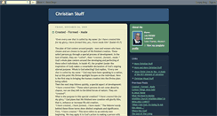 Desktop Screenshot of christianstuff.blogspot.com