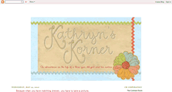 Desktop Screenshot of kathrynskorner.blogspot.com