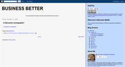 Desktop Screenshot of bizbetter.blogspot.com