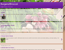 Tablet Screenshot of burgers2broccoli.blogspot.com