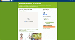 Desktop Screenshot of eventosproximosentlaxcala.blogspot.com