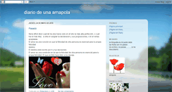 Desktop Screenshot of diariodeunaamapola.blogspot.com