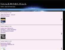 Tablet Screenshot of fitrahworld.blogspot.com