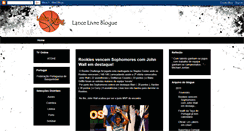 Desktop Screenshot of basquetebol-lancelivre.blogspot.com