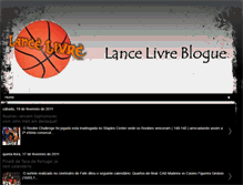 Tablet Screenshot of basquetebol-lancelivre.blogspot.com