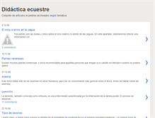 Tablet Screenshot of didacticaecuestre.blogspot.com