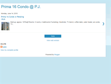 Tablet Screenshot of prima16condo-pj.blogspot.com