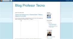 Desktop Screenshot of blogprofesortecno.blogspot.com