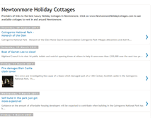 Tablet Screenshot of newtonmoreholidaycottages.blogspot.com