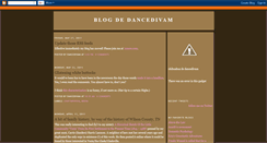 Desktop Screenshot of dancedivam.blogspot.com