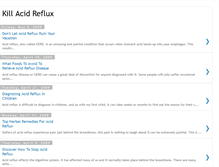 Tablet Screenshot of kill-acid-reflux.blogspot.com
