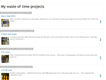 Tablet Screenshot of mywasteoftimeprojects.blogspot.com