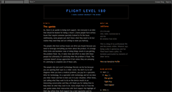 Desktop Screenshot of flightlevel180.blogspot.com