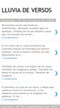Mobile Screenshot of lluviadeversos.blogspot.com