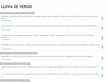 Tablet Screenshot of lluviadeversos.blogspot.com