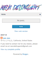 Mobile Screenshot of neondelinquent.blogspot.com