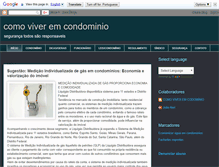 Tablet Screenshot of comoviveremcondominio.blogspot.com