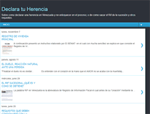 Tablet Screenshot of declaratuherencia.blogspot.com